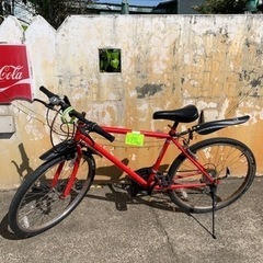 ロゴは、入って無いけどコカコーラの自転車です。