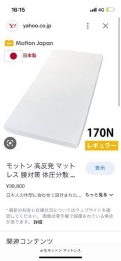 モットン　レギュラー　170N 8500円