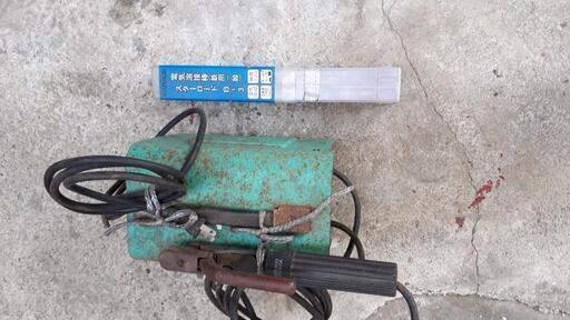 小型定電圧アーク溶接機　ナカトミ　NAW-40　溶接棒付き