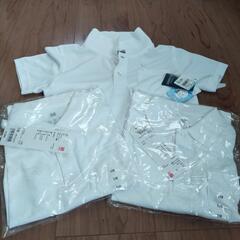 【新品・タグ付】西松屋・ユニクロ 白ポロシャツ(長袖2 半袖1)