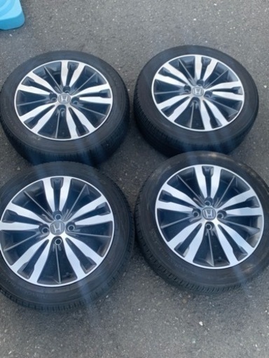 【引き取り限定】ホンダ純正アルミホイール付 タイヤ4本セット185/55R16 2018年製