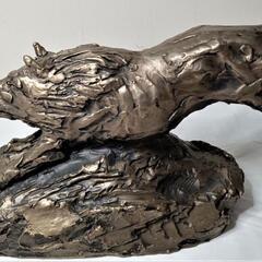 北村西望 猛進 彫刻 追猛

