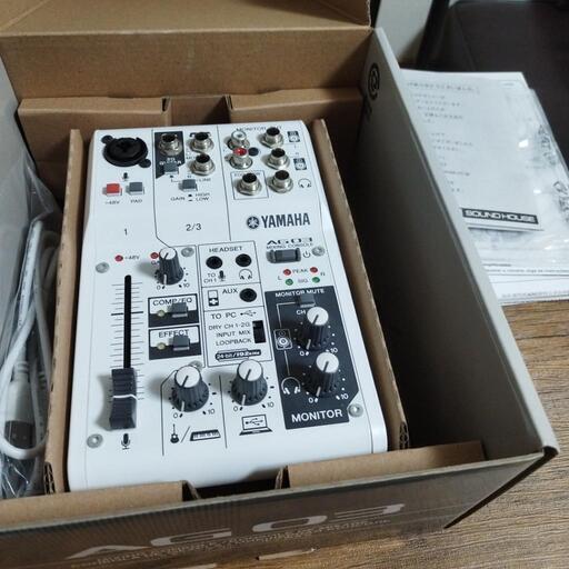 YAMAHA AG03 オーディオインターフェース ミキサー 中古品】YAMAHA