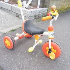 アンパンマン　三輪車　傷汚れあり。動作良好