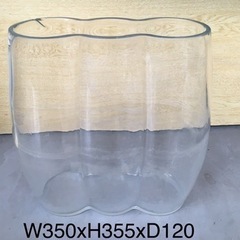 花瓶　水槽　厚ガラス