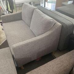 ジュスト オットマン付きカバーリングソファ 2人掛け