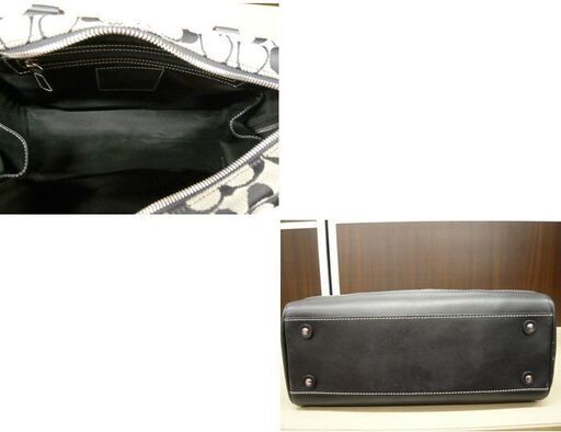 バッグ COACH シグネチャー ハンドバッグ ブラック E3J-6097 コーチ 