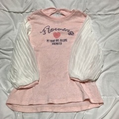 ピンクの150のサイズの可愛いセーター