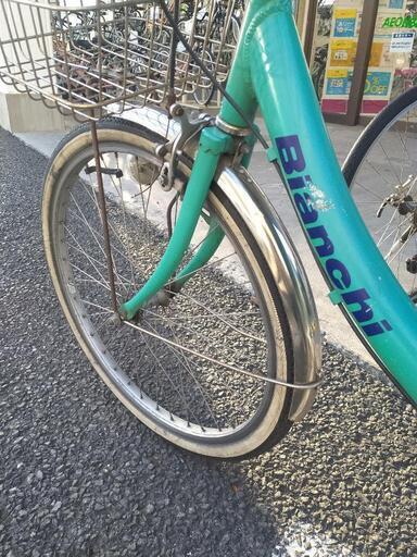 ビアンキ ピスタチオ 希少 シティーサイクル Bianchi