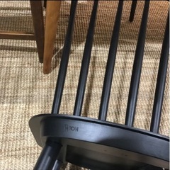 チェコ　TON社　ブラックチェア4脚