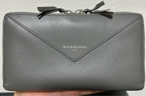 【お取引成立】BALENCIAGA バレンシアガ381226 DLQ0N PAPER CONT ぺーパーコンチネンタル長財布