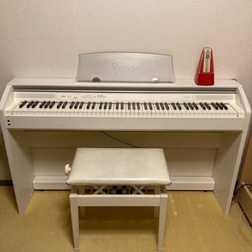 【受渡決定】【札幌市西区】電子ピアノ カシオ　Privia PX750-WE 2012製