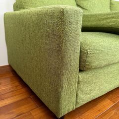 ニトリ　３人掛けソファ　オットマン付き　