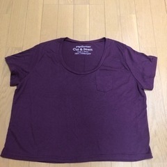 Tシャツ　赤紫