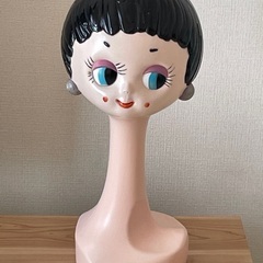 【希少】ツイッギー ヘッドマネキン 貯金箱 ツィギー ヘッドマネキン 貯金箱
