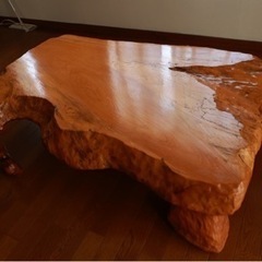 a55 無垢 一本木造り 座卓 厚み36㎝