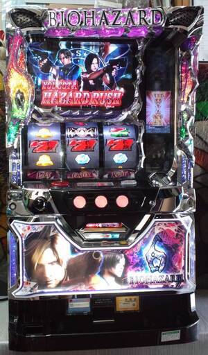 パチスロ バイオハザード6 実機 コイン不要機付き バイオハザード6