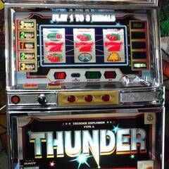 【パチスロ実機】メーシー★サンダーV【コイン不要機付】４号機・レア・希少台