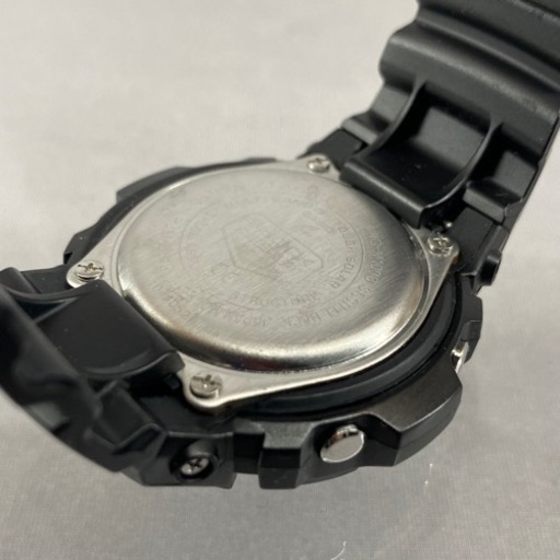 CASIO G-SHOCK ジーショック 黒デジアナ腕時計 AWG−M100B タフソーラー 白針 黒文字盤 ブラックベゼル