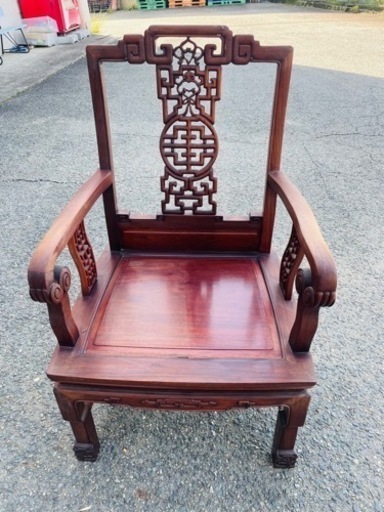 中国　アンティーク　椅子