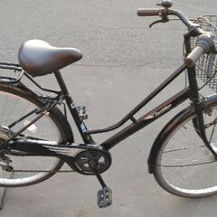 26インチ ? 中古 自転車 12800円 ?6段切替? 鍵新品！ ?オート