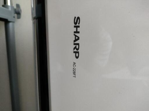 シャープ エアコン ac-228ft 6畳用 ほぼ未使用 保証2024年5月迄