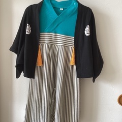 袴スーツ　90 男の子　ロンパース