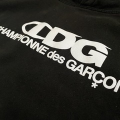 カスタムロンドン パーカー フーディ ブラック コムデギャルソン