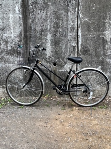 【現在交渉中】自転車　シティサイクル　27インチ　購入半年　中古　ママチャリ