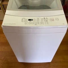2019年式洗濯機6Kg 