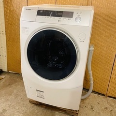 ②✨2019年製✨✨ドラム式入荷✨乾燥機能付き✨‼️7.0kg‼️344番SHARP 