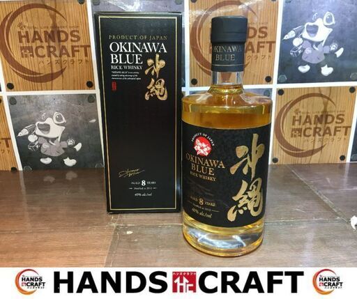 久米仙　沖縄ブルー　ウイスキー　750ｍｌ　40℃　未開封　箱付き　【ハンズクラフト宜野湾店】