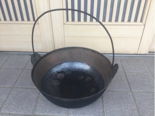 鉄鍋 4kg 幅39cm 深さ14cm