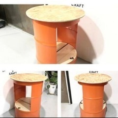 ドラム缶で製作するテーブル ドラム缶で製作するテーブル