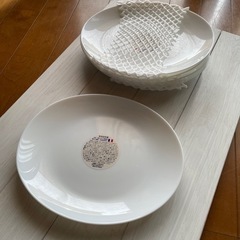 ヤマザキのパン祭り白いオーバル皿5枚セット