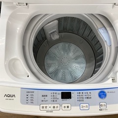 AQUA 全自動洗濯機2017年製 AQW-S60Eです【トレファク東大阪店】