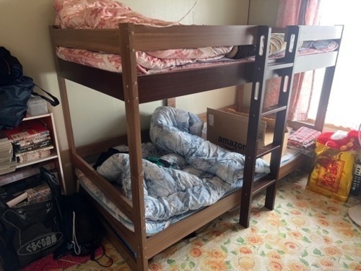 値下げ⭐️2段ベッド　使用回数少ない　二段ベッド　近場配達可能