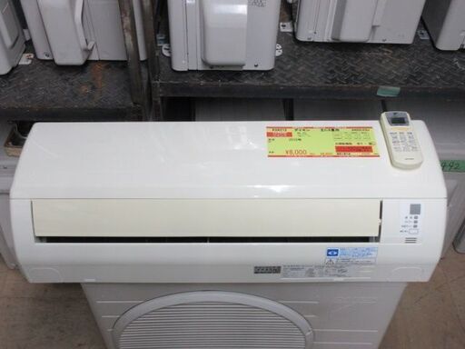 K04212　ダイキン　中古エアコン　主に6畳用　冷房能力　2.2KW ／ 暖房能力　2.2KW 　※ジャンク品