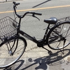 ♪ジモティー特価♪パナソニック製ＬＥＤオートライト付き2７型シティサイクル　中古自転車　１１，６３６円(税別)　新大阪　サイクルキッズ ♪ジモティー特価♪パナソニック製LEDオートライト付き27型シティ