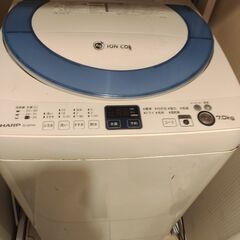 2014年製　シャープ　洗濯機　7㎏　ES-GE70N
