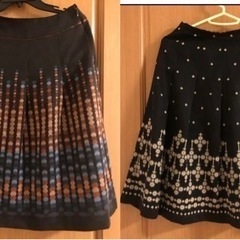 【日本製】可愛い綺麗なスカート（2枚）