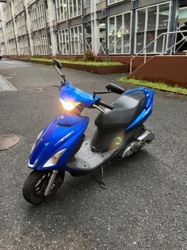 【スズキ　アドレスV125S】実働車　メッキカスタム　絶好調　社外マフラー スズキ アドレスV125S】実働車 メッキカスタム 絶好調 社外マフラー