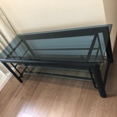 テレビ台　ガラス　　ローテーブル
