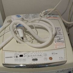 TOSHIBA 洗濯機 AW-42ML 風呂湯ポンプ付