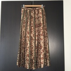 IMAGE pleated long skirt