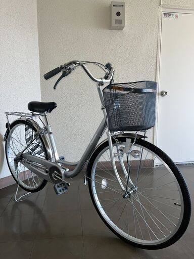 【北見市発】自転車 V160101345 3段ギア 26インチ (E1558awthY)