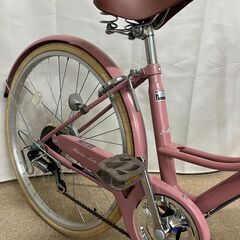 【北見市発】自転車 A17AA69656 6段ギア 26インチ (E1560mkyY)