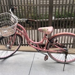 24㌅　子供　自転車　シスタージェニィ　ダイワ