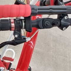 ☆ジモティ割あり☆ ドッペルギャンガー 折りたたみ自転車 赤