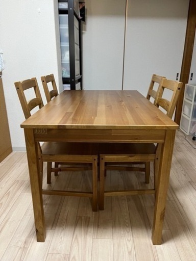決定しました】IKEA ダイニングテーブルセット ヨックモック